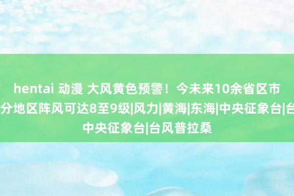 hentai 动漫 大风黄色预警！今未来10余省区市有大风 部分地区阵风可达8至9级|风力|黄海|东海|中央征象台|台风普拉桑