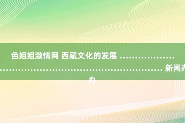 色姐姐激情网 西藏文化的发展 ……………………………………………………………… 新闻办